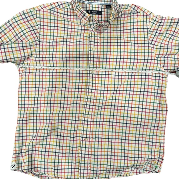 Cremieux Classic Multi Color Plaid Long Sleeve Button Up Mens Shirt L‎ - Picture 3 of 6